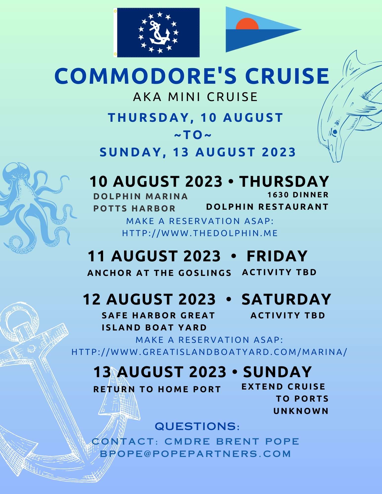 2023 Mini Cruise Save the date